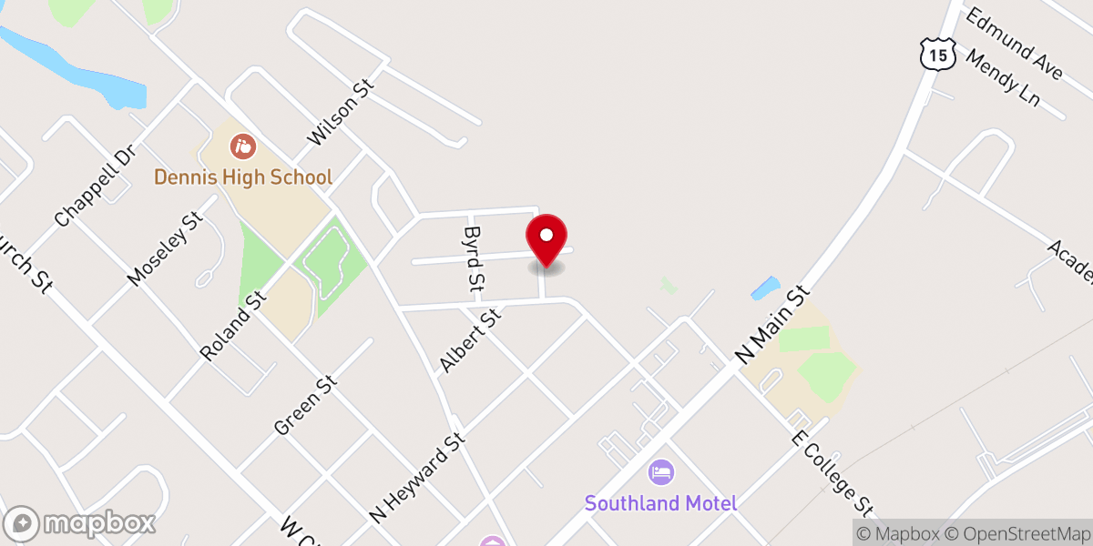 Map showing location of Cousar Mem Presbyterian Church