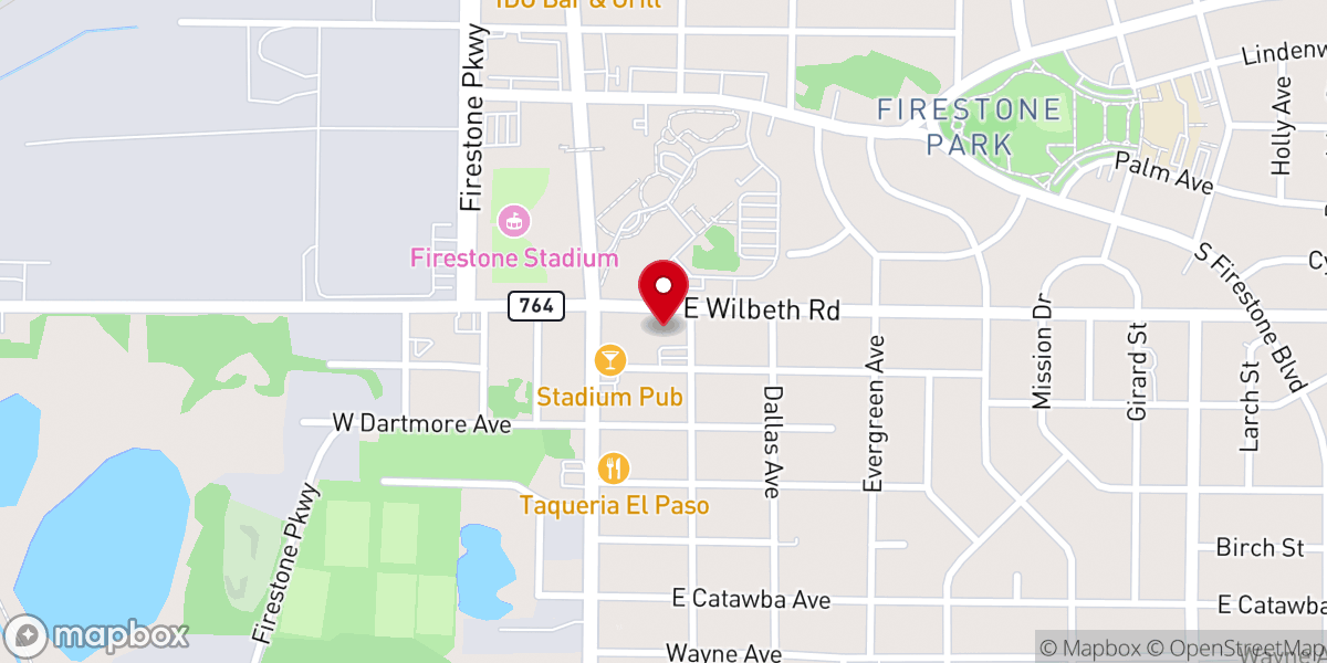 Map showing location of Water Church