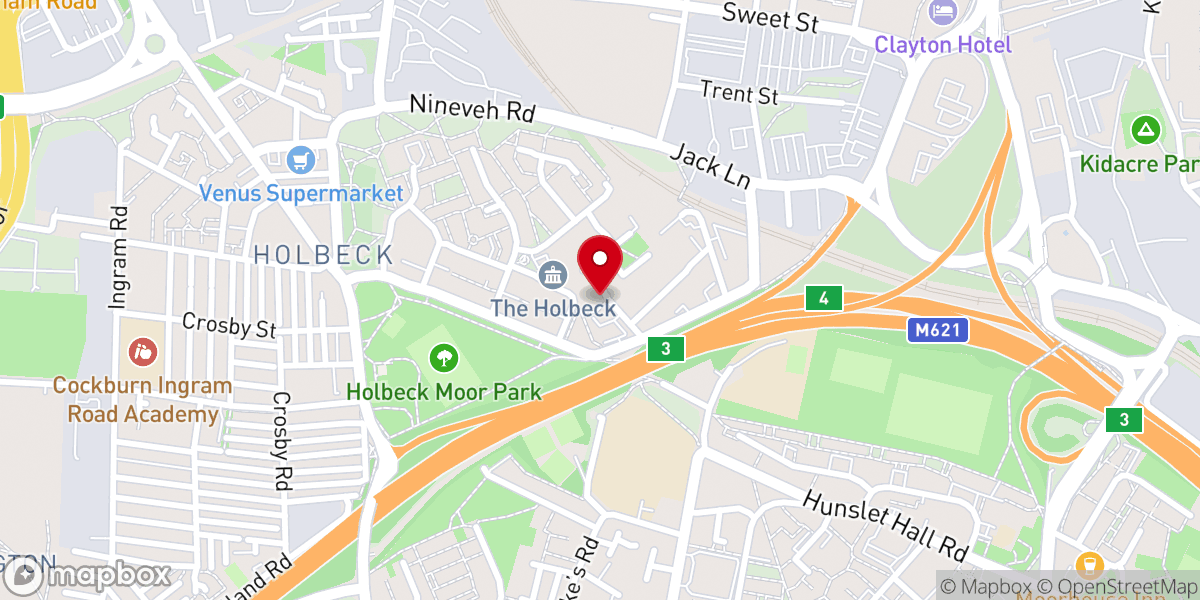 Map showing location of The Church In Leeds