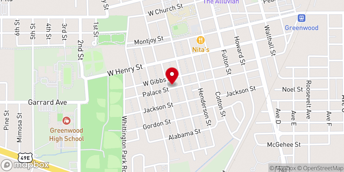 Map showing location of Turner Chapel AME Church