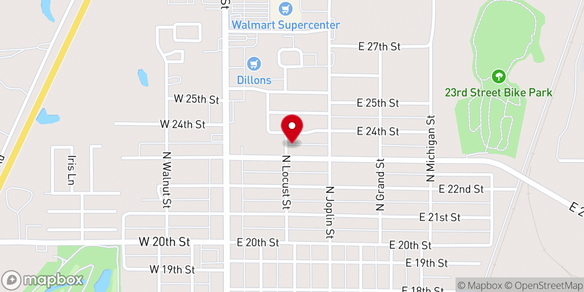 Map showing location of Iglesia Shekina