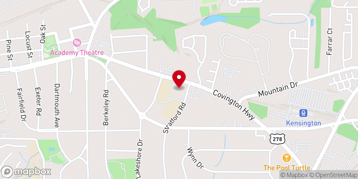 Map showing location of Gospel Hope Church