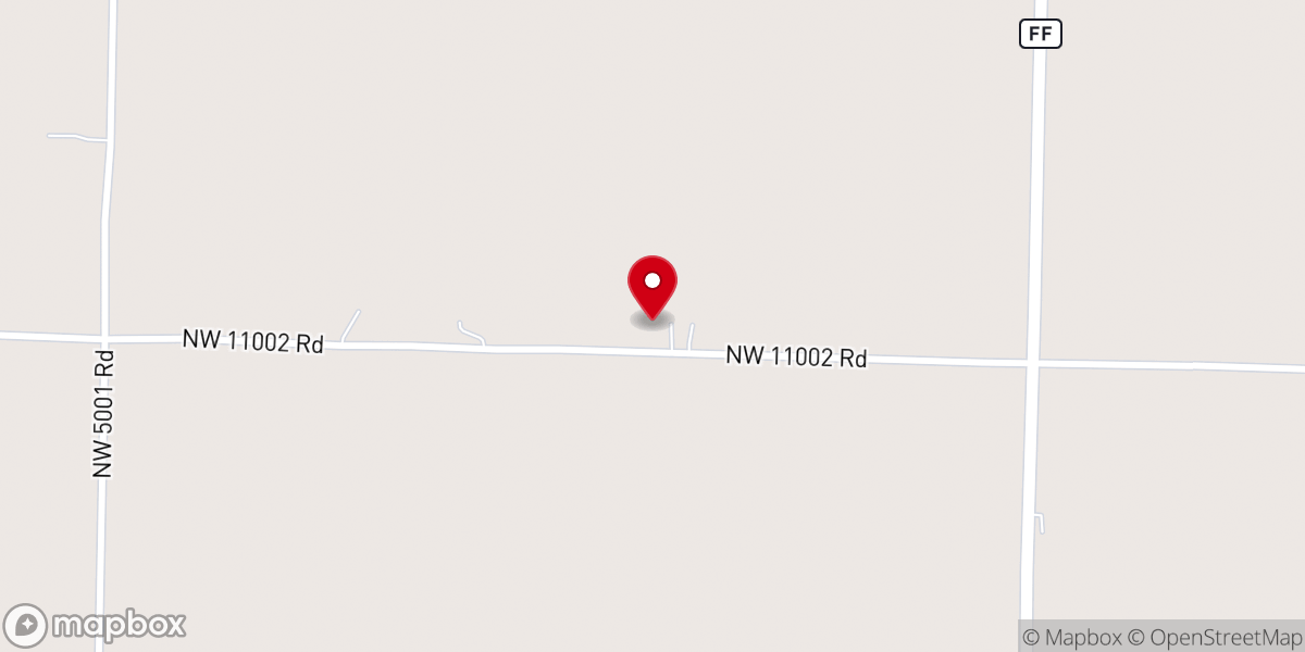 Map showing location of Fairview Church