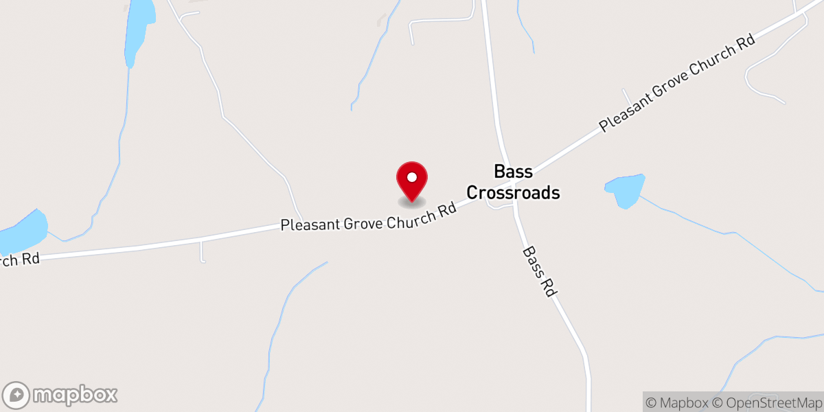 Map showing location of Bethel AME Church Spring Hope