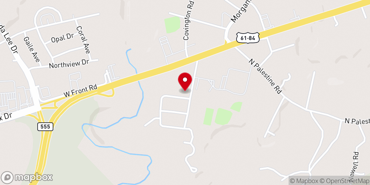 Map showing location of Church of God