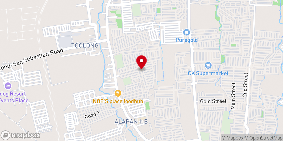 Map showing location of Bible Baptist Church