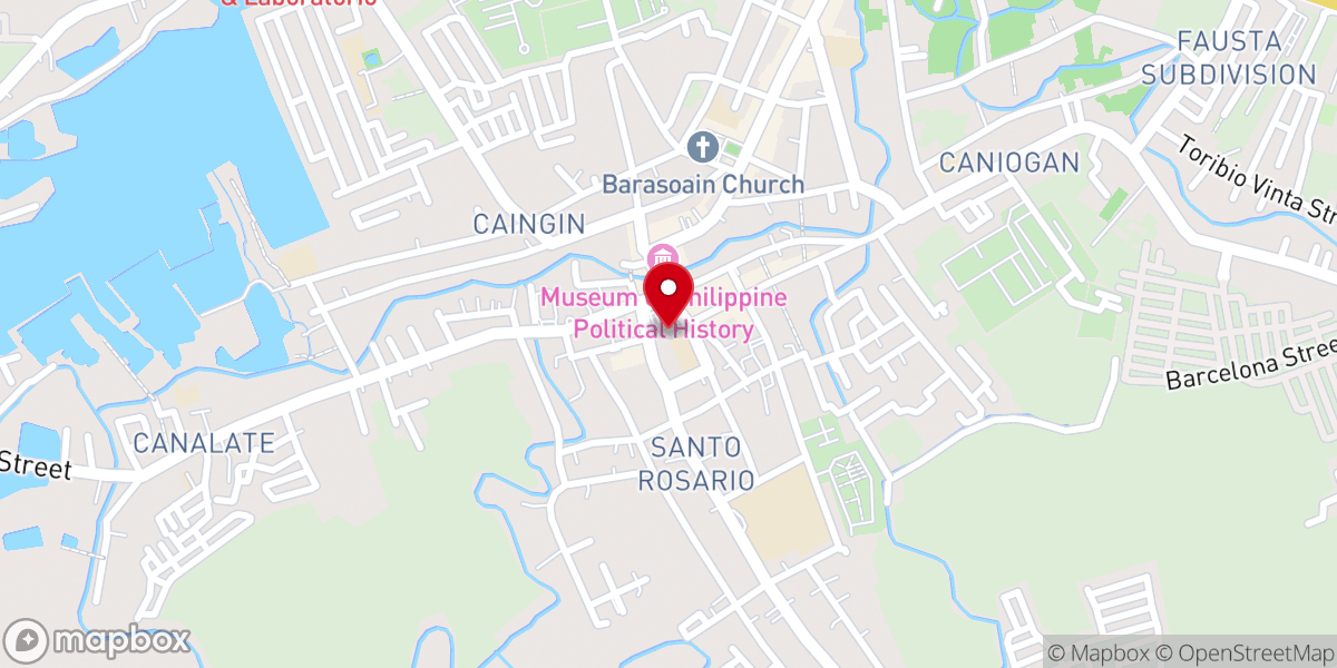 Map showing location of Kalayaan Tree