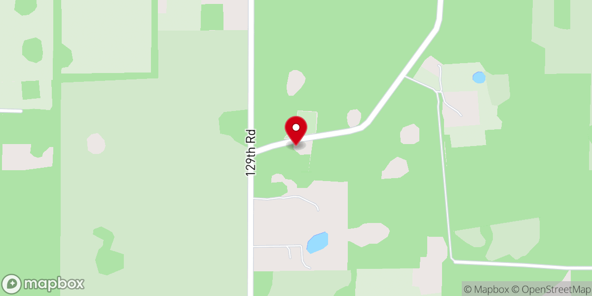 Map showing location of Mt Zion Christian Church