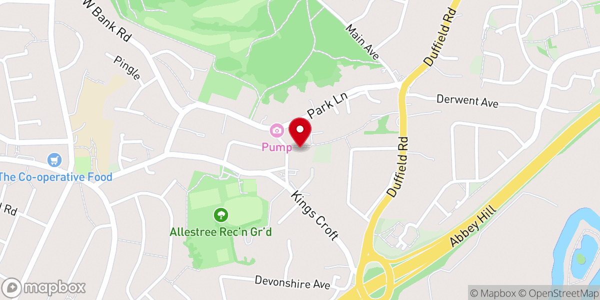 Map showing location of St Edmund's Church