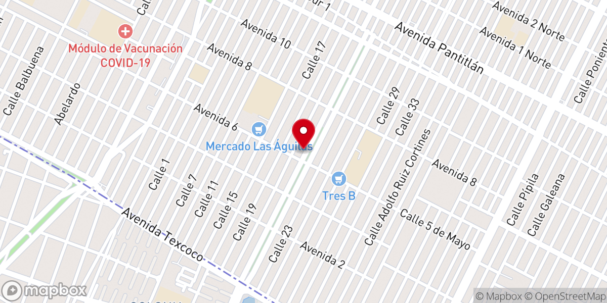 Map showing location of Familia Cristiana Taller de Dios Asambleas de Dios