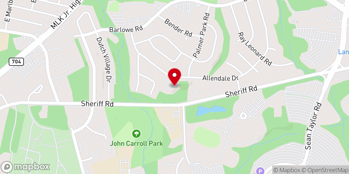 Map showing location of Pentecostal Evangelical Church