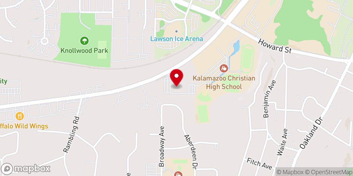 Map showing location of Second Reformed Church