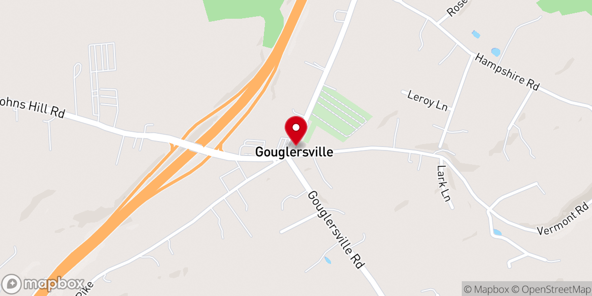 Map showing location of Wyomissing United Church