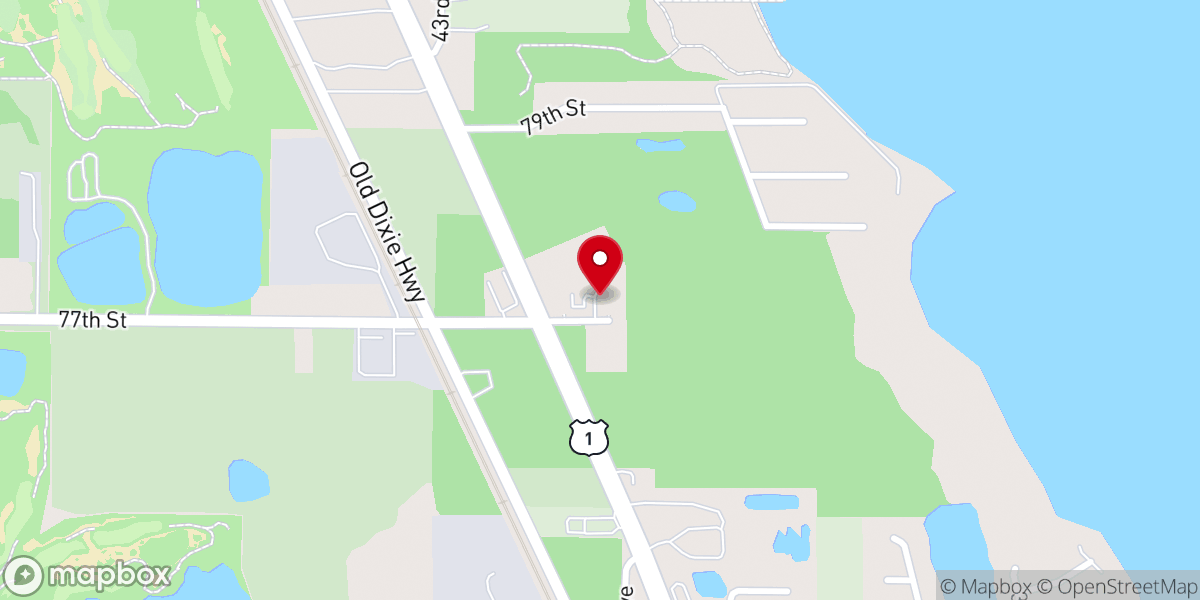 Map showing location of Christ the King Presbyterian Church
