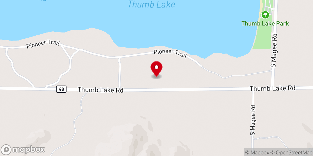 Map showing location of Lake Louise Christian Community