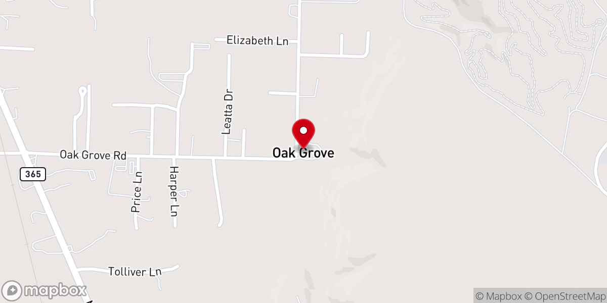 Map showing location of Graves Memorial Baptist Church