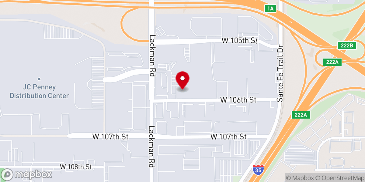 Map showing location of The Worship Center
