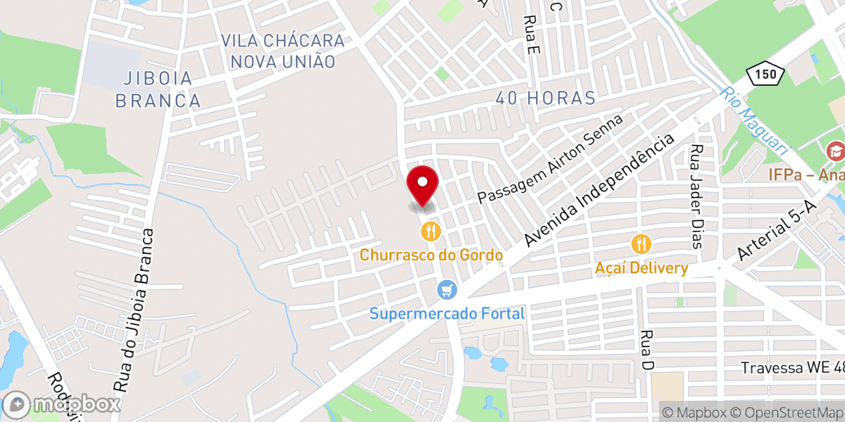 Map showing location of Igreja Evangélica assembléia De Deus Avivamento Na Palavra