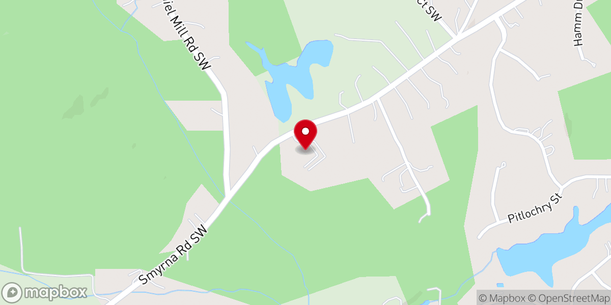 Map showing location of Haven Fellowship Church