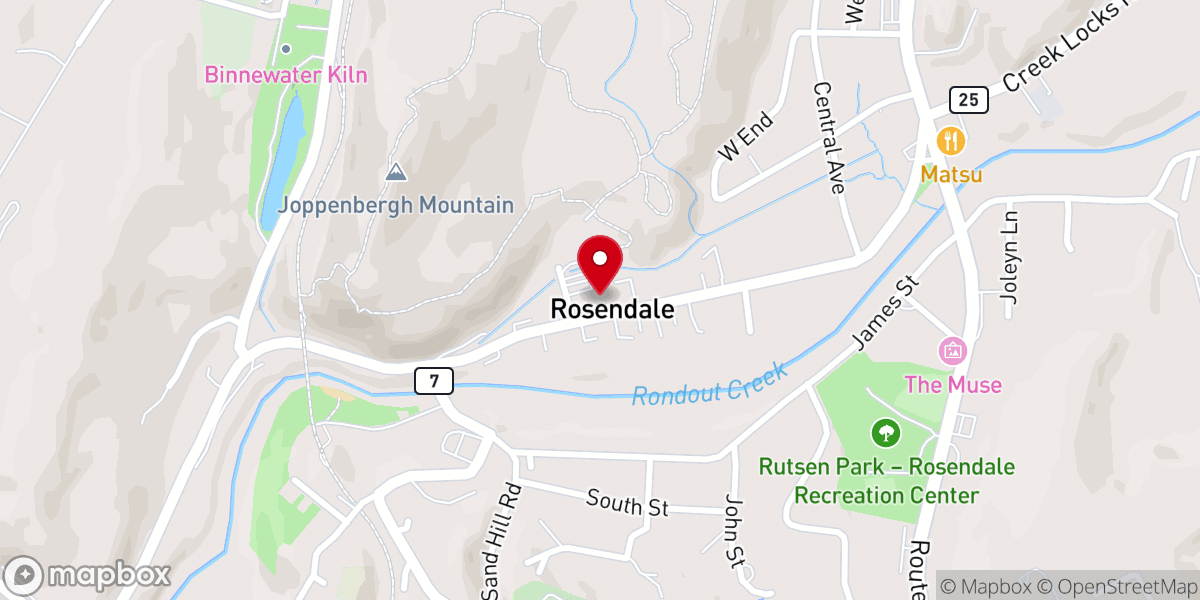 Map showing location of Belltower Venue