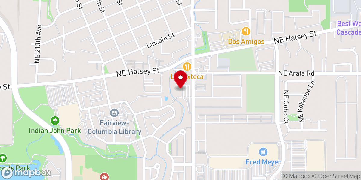 Map showing location of Anthem Church