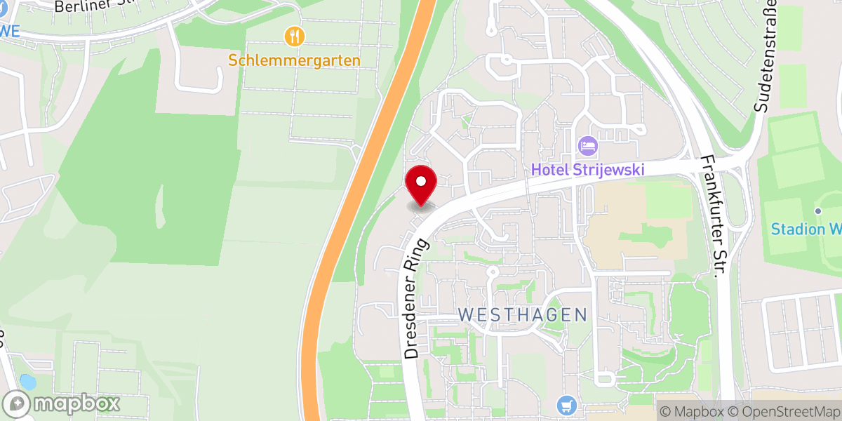 Map showing location of St. Michaelsgemeinde