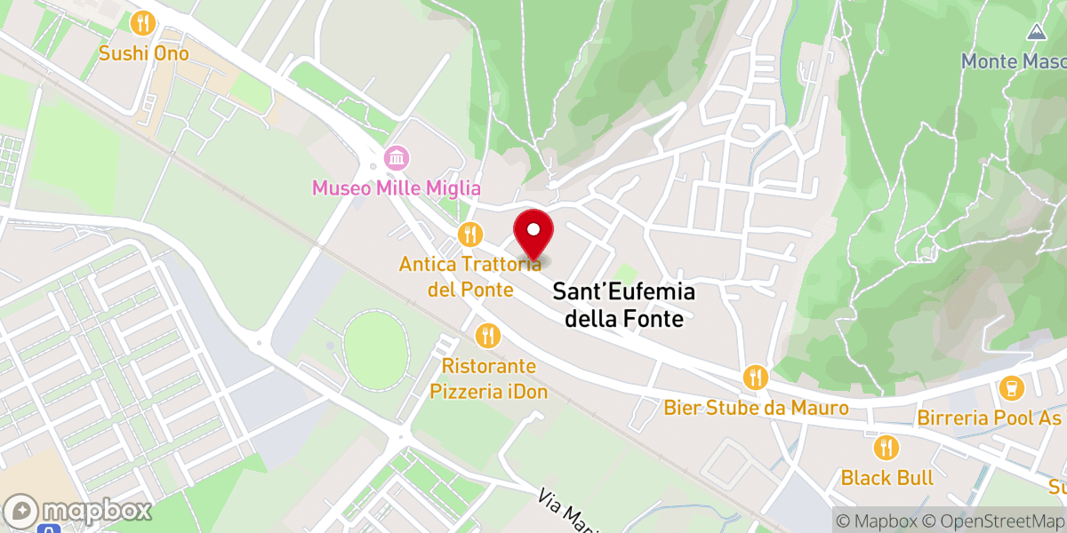 Map showing location of Chiesa Evangelica Pentecostale Brescia