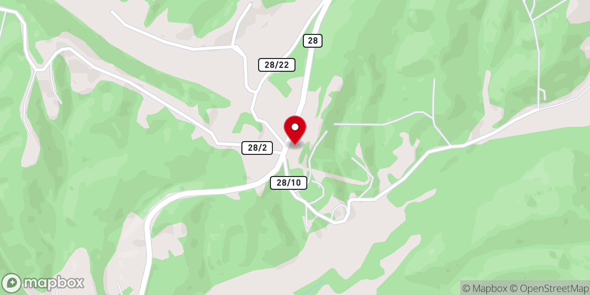 Map showing location of Boyer Hill Mennonite Church