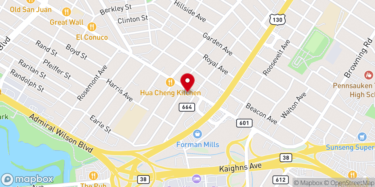 Map showing location of Circle of Hope