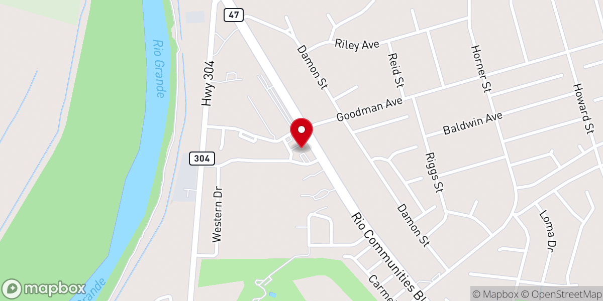 Map showing location of Cornerstone Church