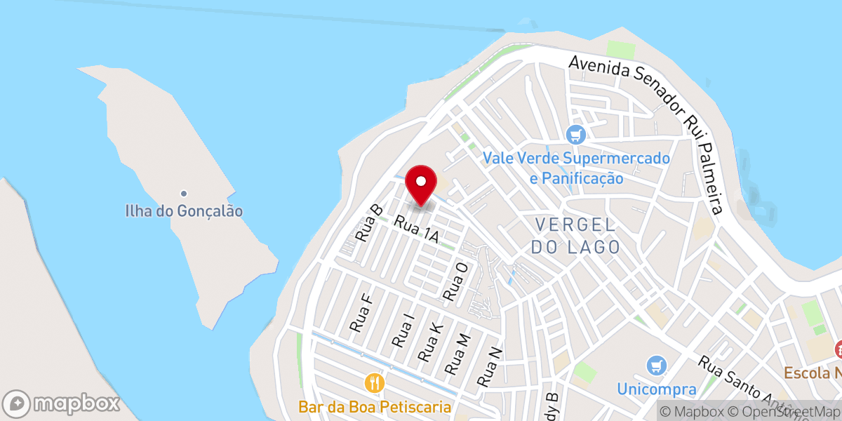 Map showing location of Igreja pentecostal Deus de aliança