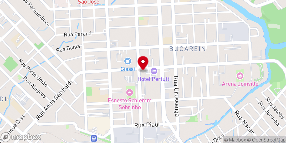 Map showing location of Santuário Sagrado Coração de Jesus