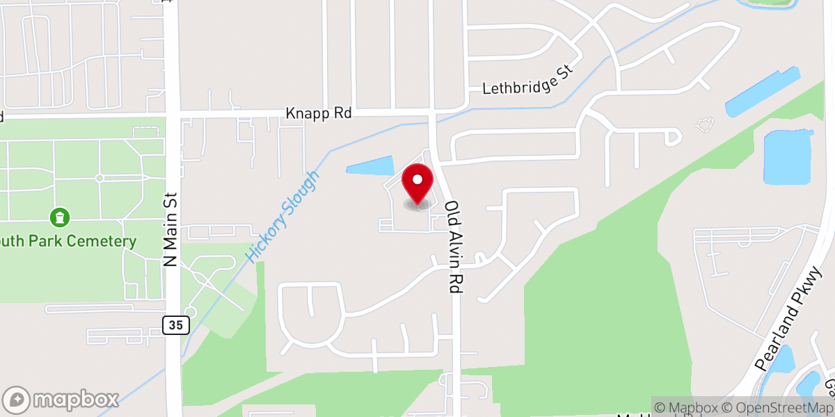 Map showing location of Crosspoint Church