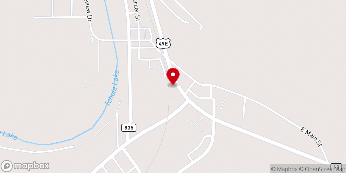 Map showing location of Holiness Pentecostal Church of Christ