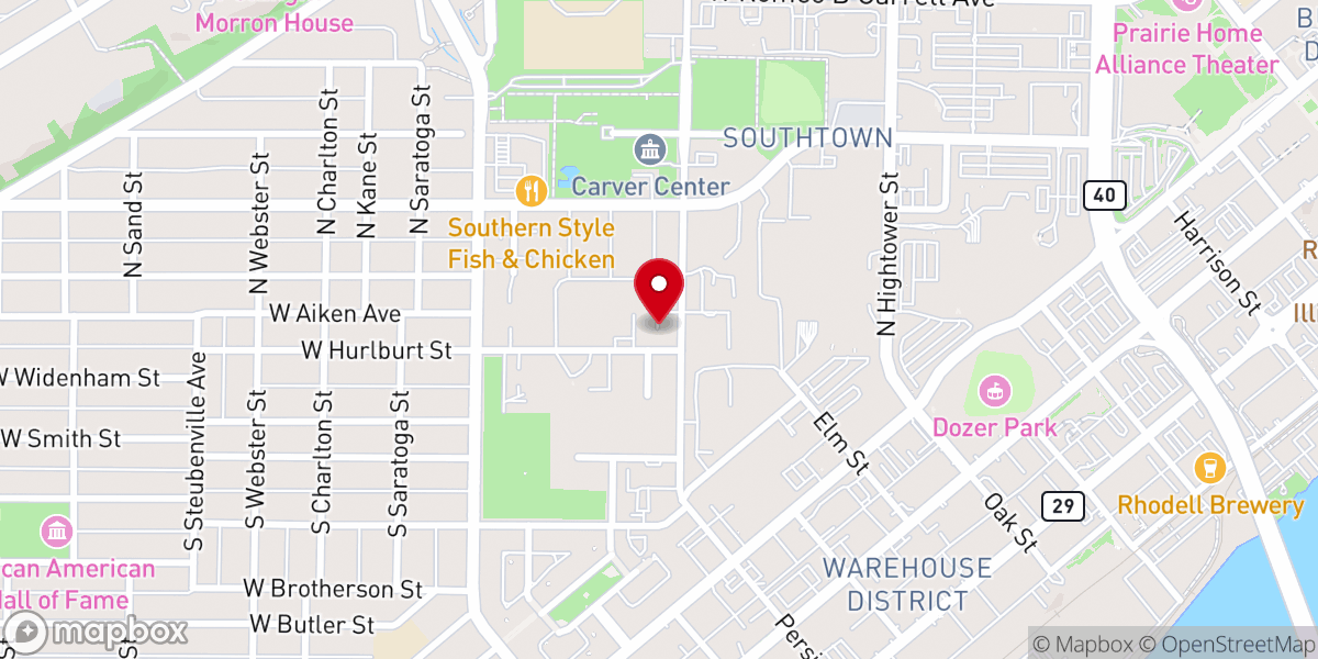 Map showing location of St Joseph Convent
