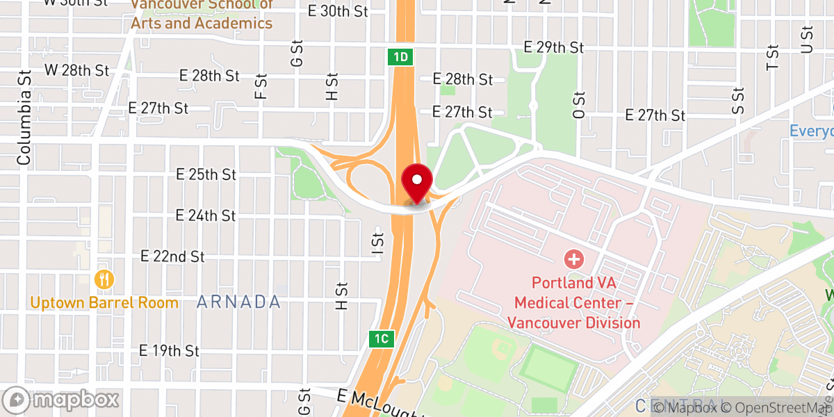 Map showing location of Living Water Pentecostal Church