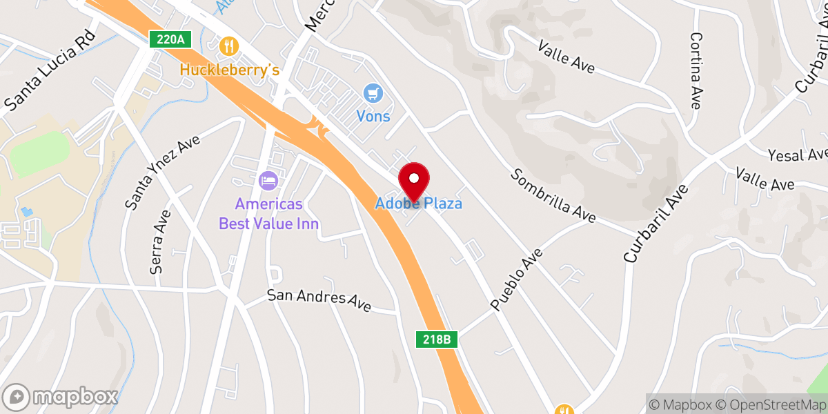 Map showing location of Awakening Ways Center for Spiritual Living
