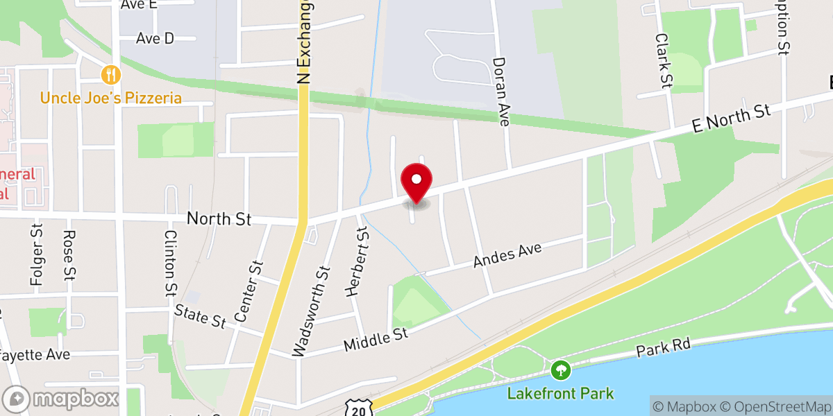 Map showing location of St Paul's Full Gospel Church