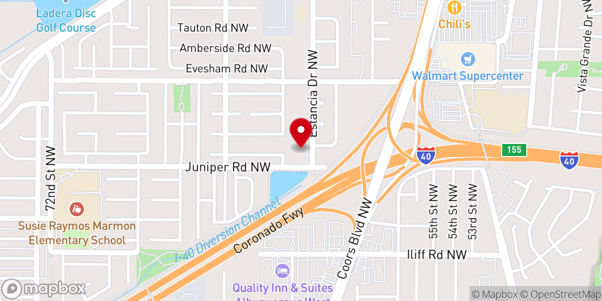 Map showing location of Central Seventh-Day Adventist Church