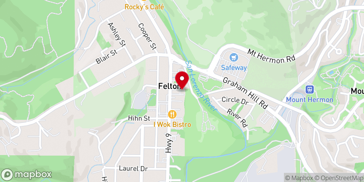 Map showing location of Saint Lawrence Orthodox Church