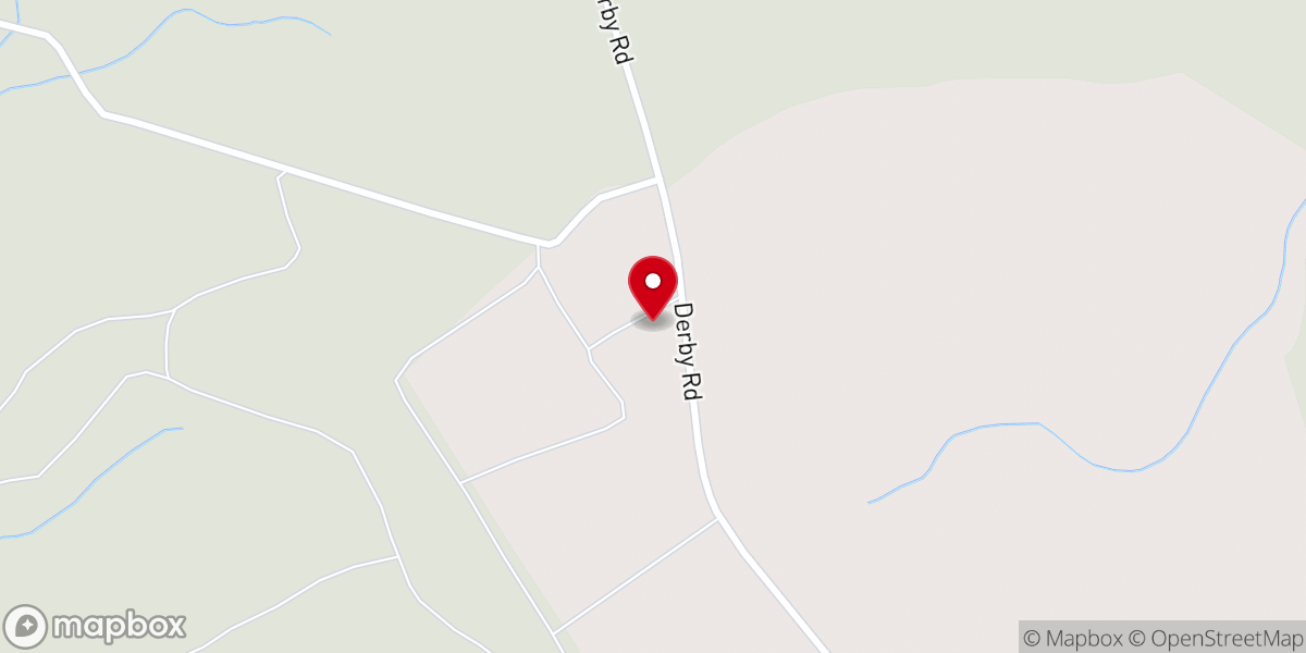 Map showing location of Oakley Grove Freewill Baptist