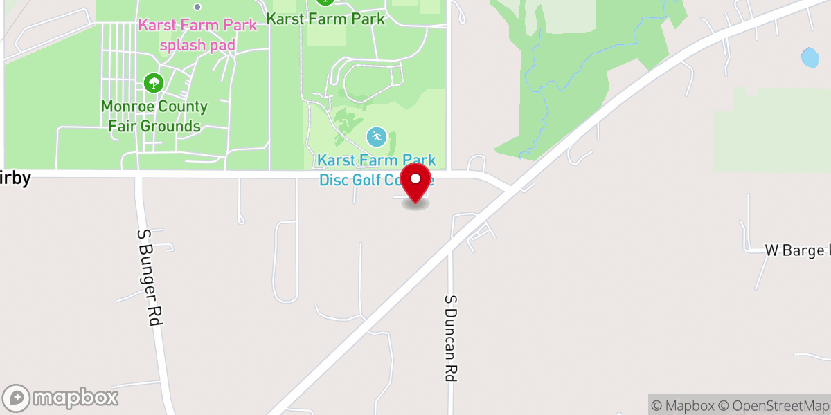 Map showing location of Westside Community Church