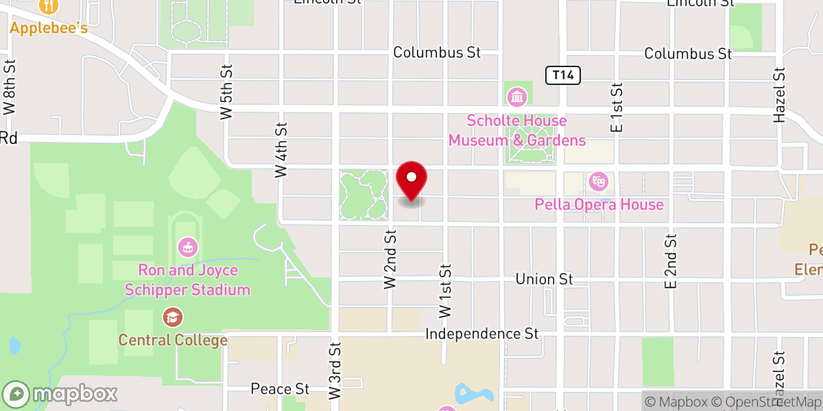 Map showing location of Connect Church