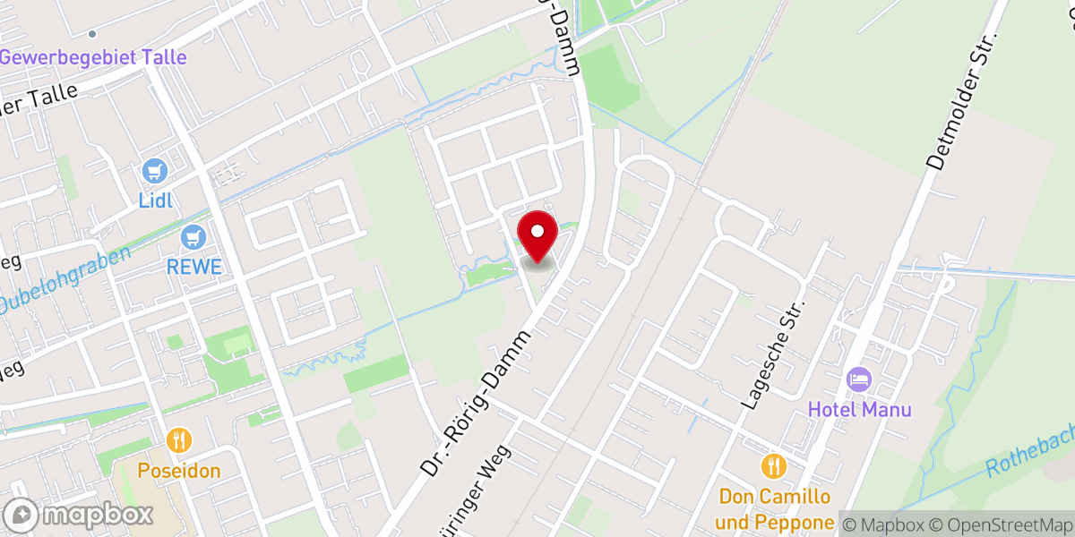 Map showing location of Biserica Creștină Română Paderborn