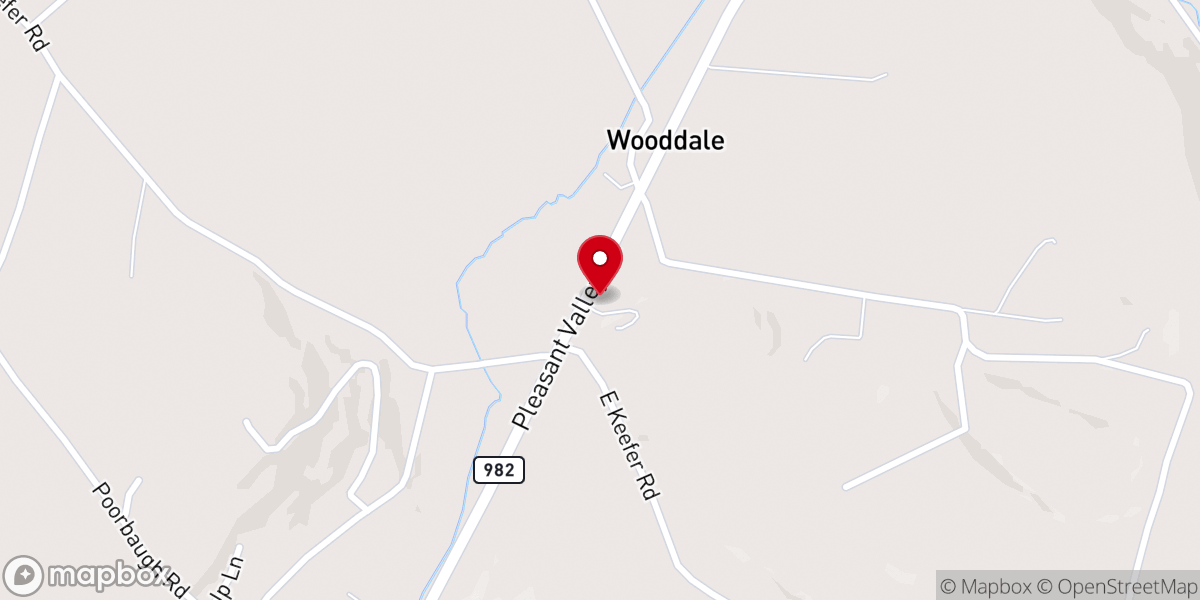 Map showing location of Wooddale Church Of The Brethren