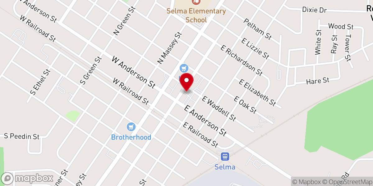 Map showing location of The Church of Love & Deliverance
