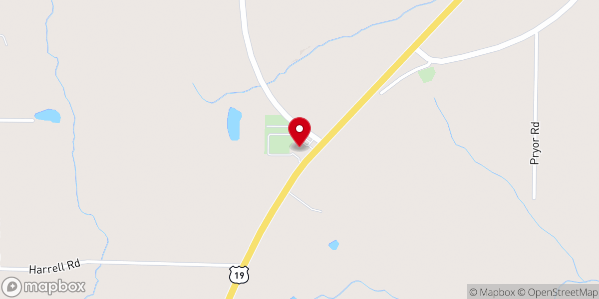 Map showing location of Shiloh Baptist Church