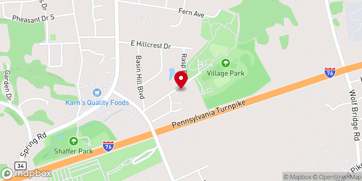 Map showing location of Carlisle Christian Fellowship