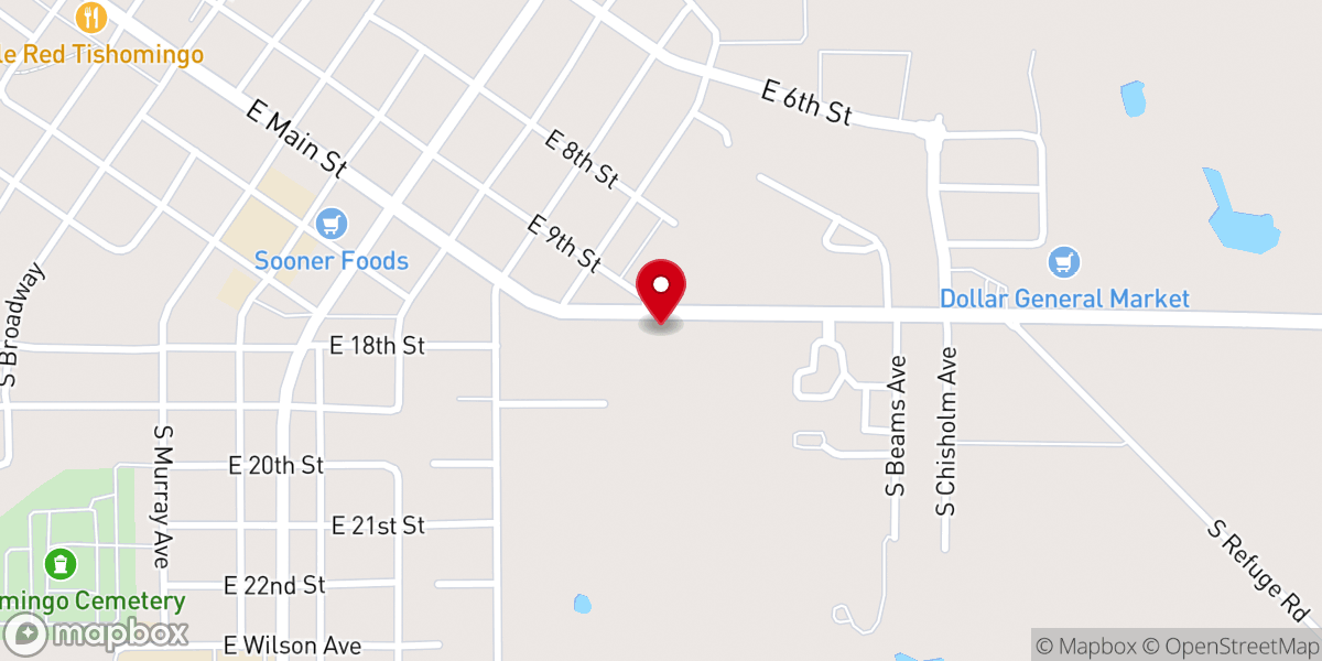 Map showing location of M.A.D. Ministries