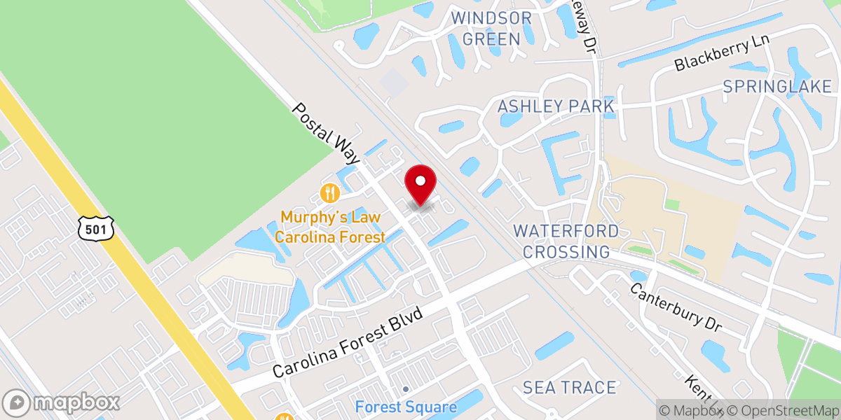 Map showing location of Frassati Chapel and Hub